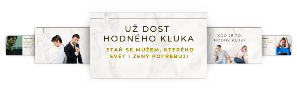 Webinář "Už dost hodného kluka" Syndrom hodného kluka